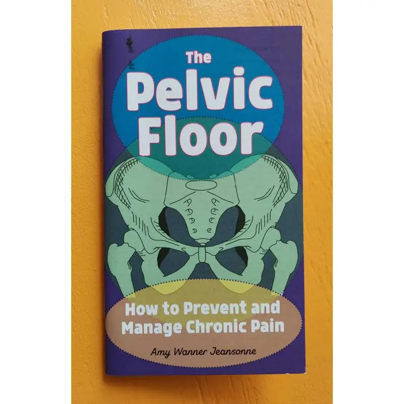 Book titled 'The Pelvic Floor' on a yellow background